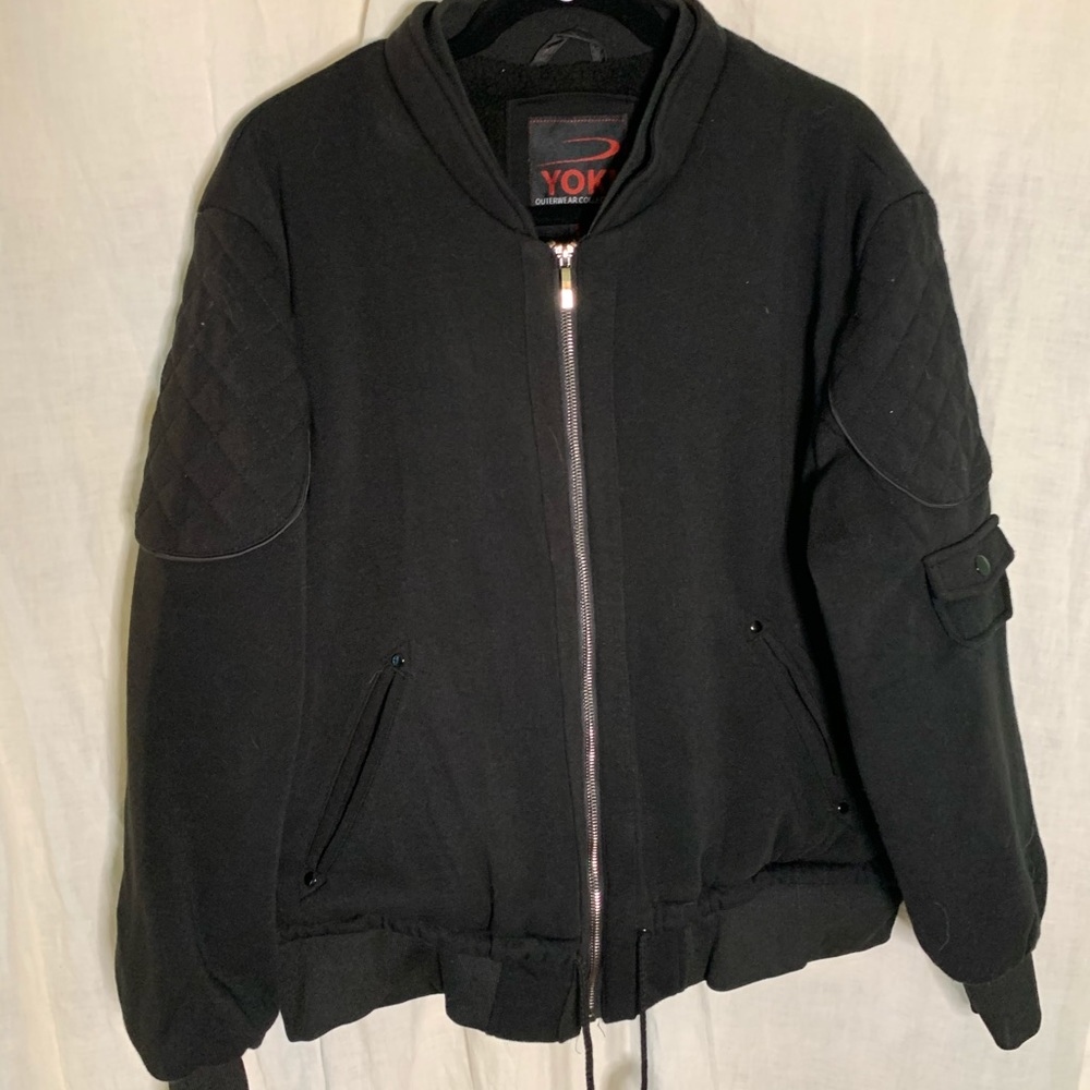 Yoki shearling lined bomber jacket